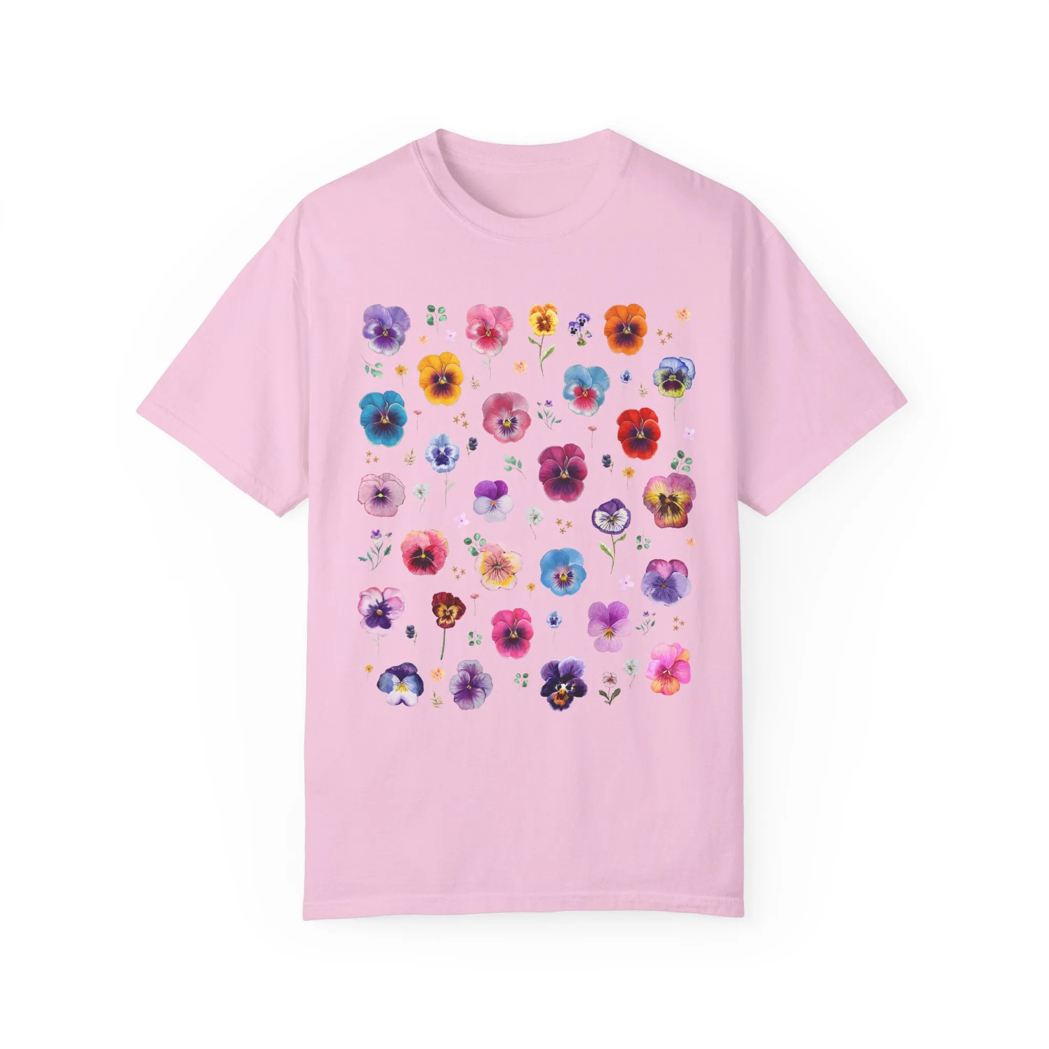 Boho Pressed Flower Tee Shirt