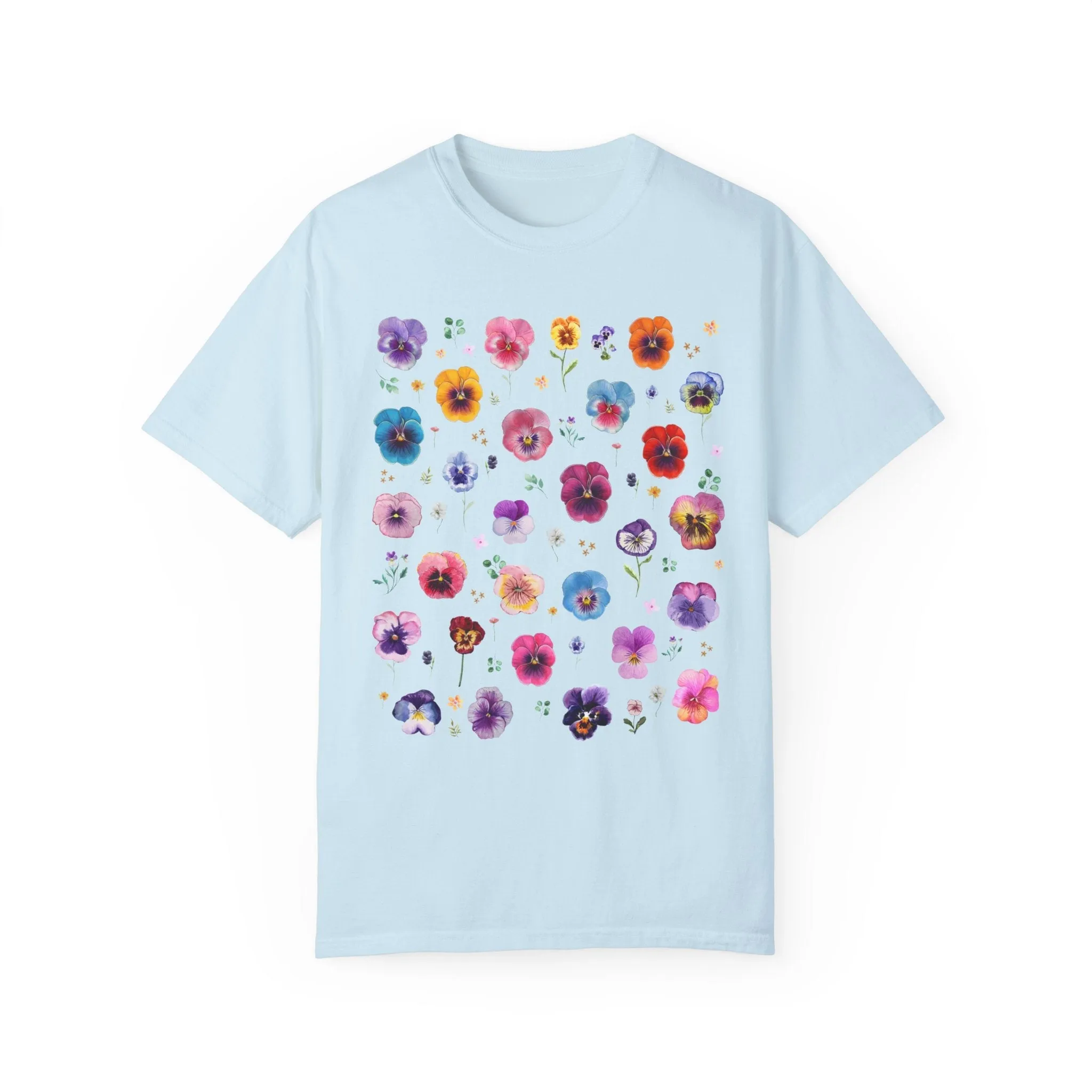 Boho Pressed Flower Tee Shirt