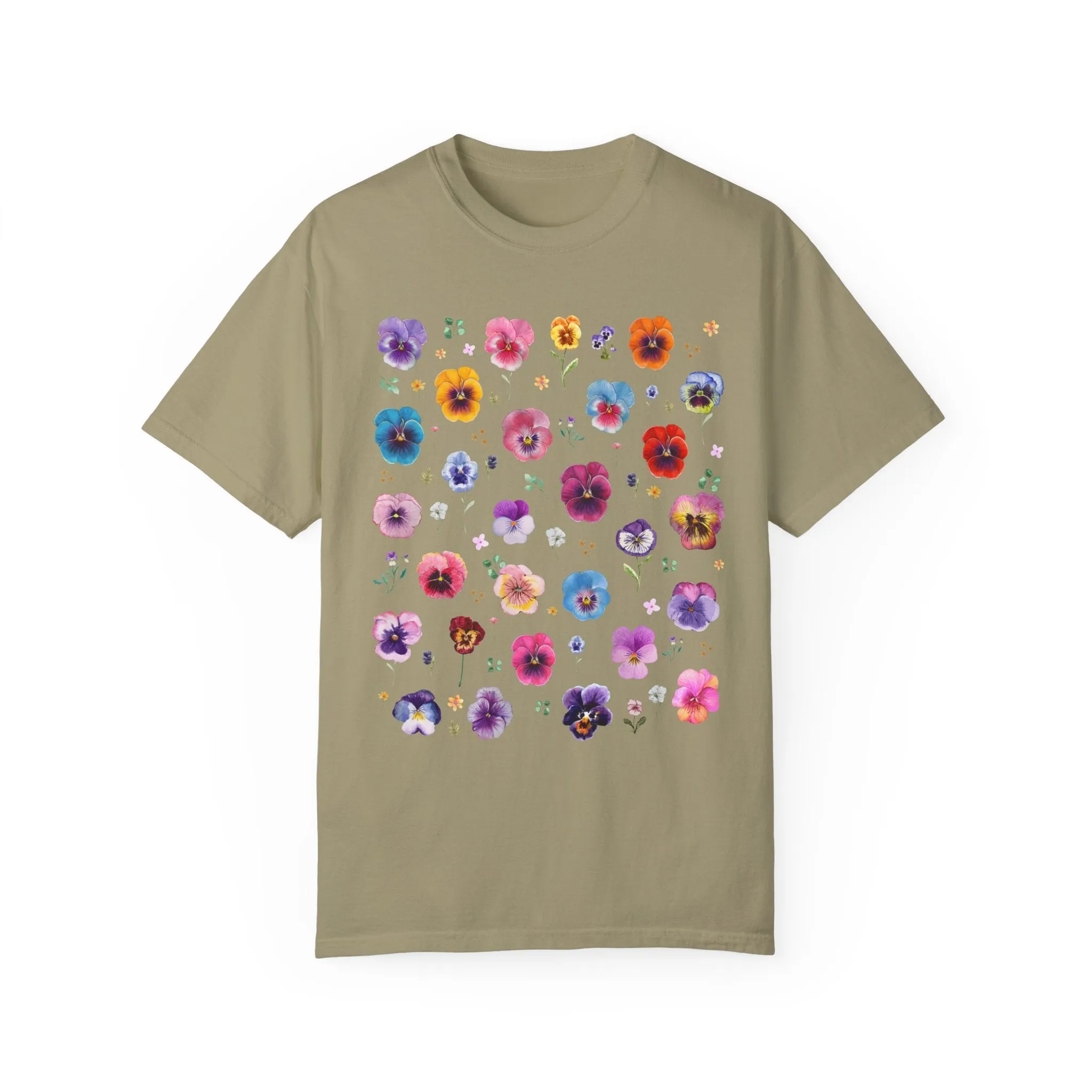 Boho Pressed Flower Tee Shirt