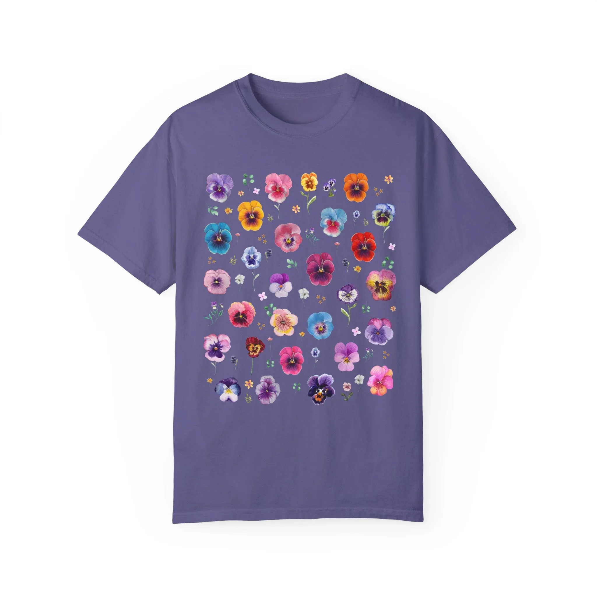 Boho Pressed Flower Tee Shirt