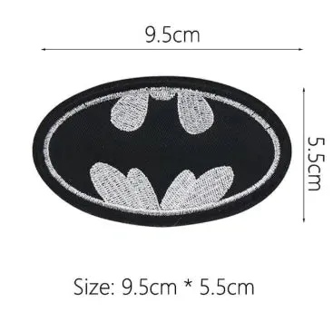 DC & Marvel Embroidered Heat Patches