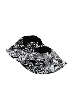 ELEPH CHALU/COCO REVERSIBLE HAT : Black/White