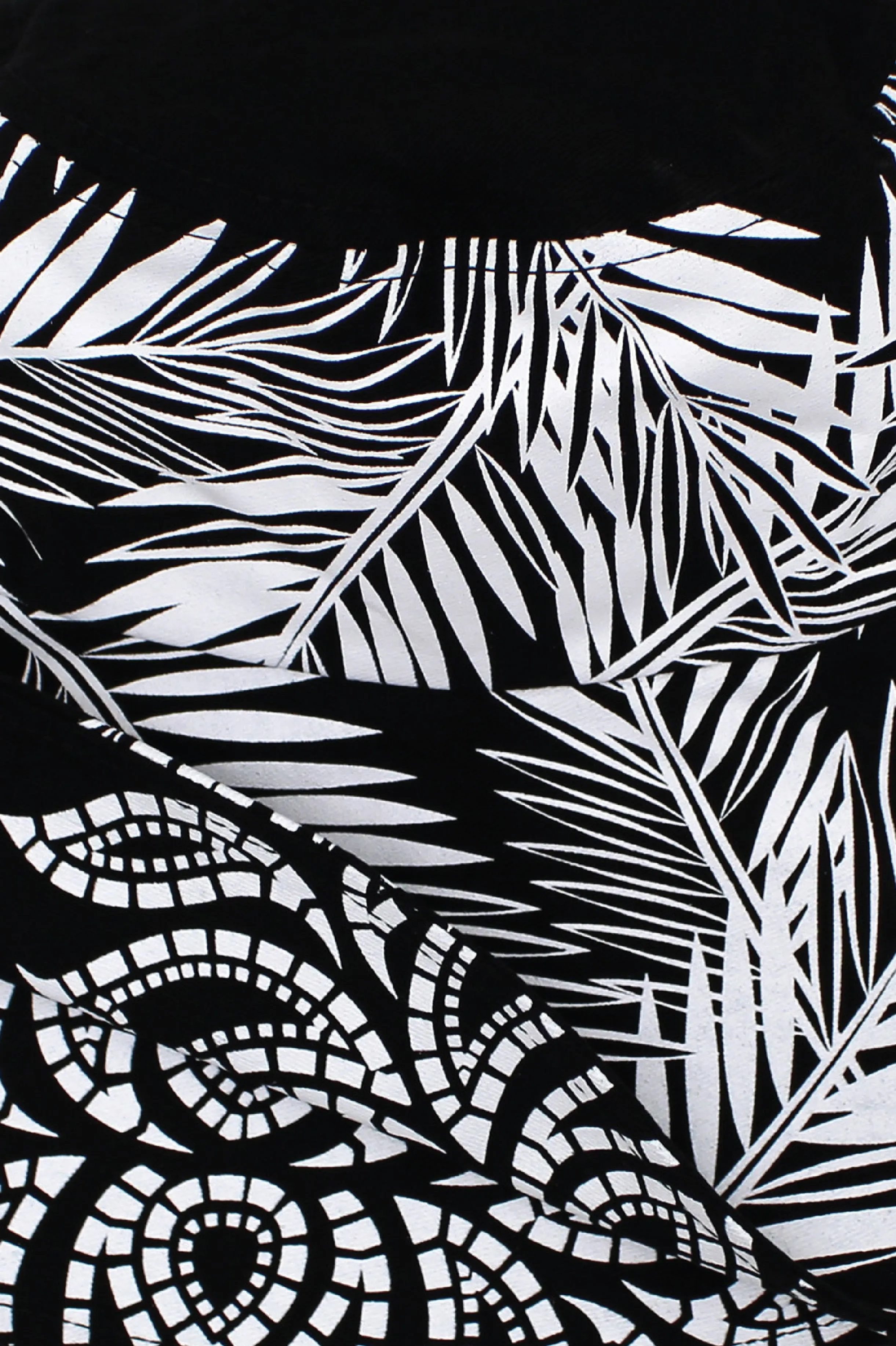 ELEPH CHALU/COCO REVERSIBLE HAT : Black/White