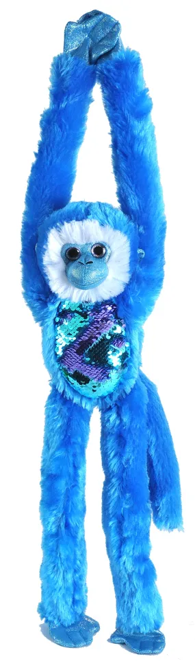 Hanging Blue Sequin Stuffed Animal - 20"