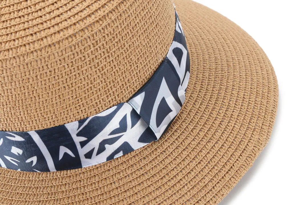 Hat Lily Brown Tapa Navy