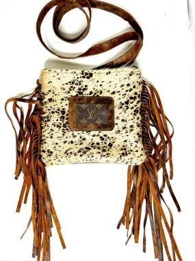 Medium Crossbody - Tiffany in Acid leopard  - Brown with Patch