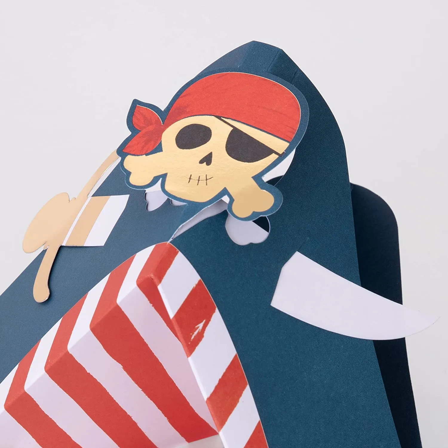 Meri Meri Blue Pirate Party Hats (Pack of 8)