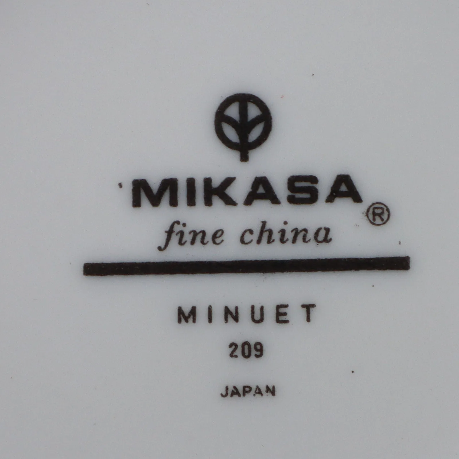 Mikasa Minuet 209 Creamer Sugar Bowl Set Gray Scrolls Gold Trim Japan