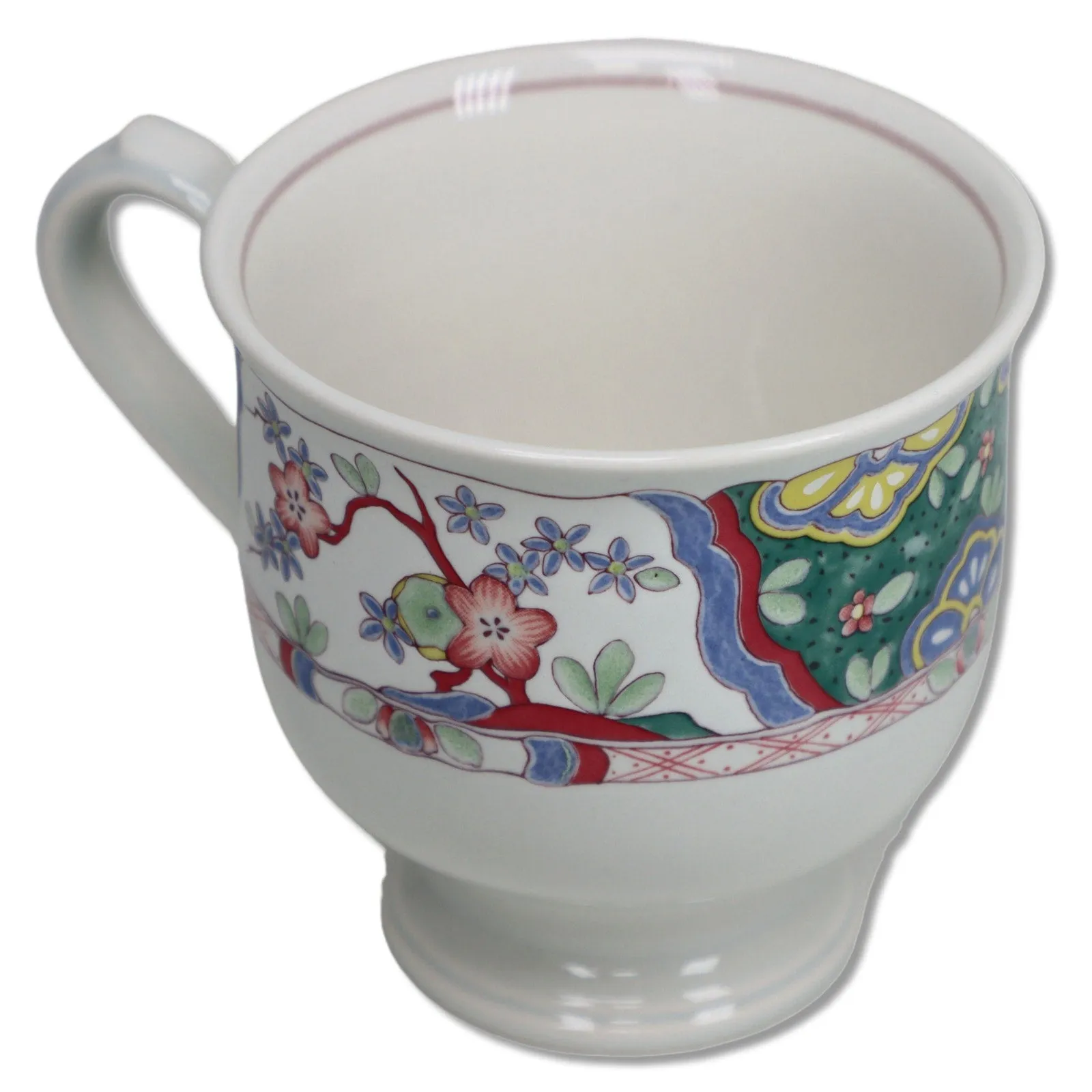 Mikasa Provincial Villa Medici 8oz Footed Coffee Mug Tea Cup Japan, CV900 1990's
