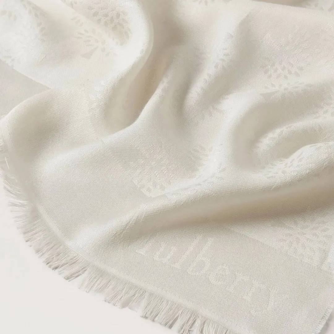 Mulberry Tree Rectangular Cotton Silk Blend Scarf VS4638/708