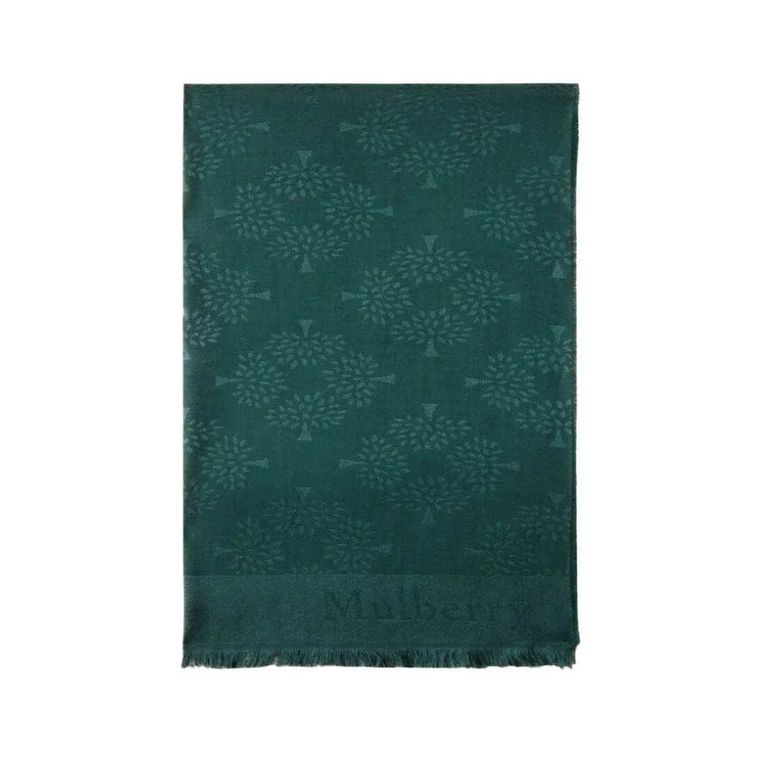 Mulberry Tree Rectangular Cotton Silk Blend Scarf VS4638/708