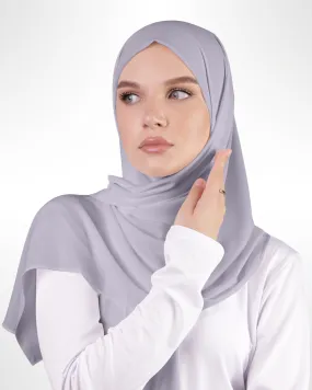 Premium Chiffon Hijab – Cool Grey