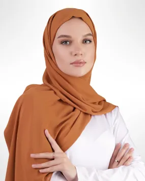 Premium Chiffon Hijab – Copper