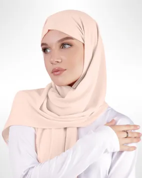 Premium Chiffon Hijab – Pale Pink