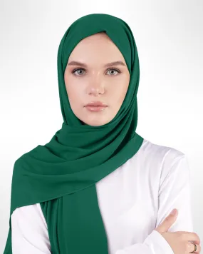 Premium Chiffon Hijab – Palm Green