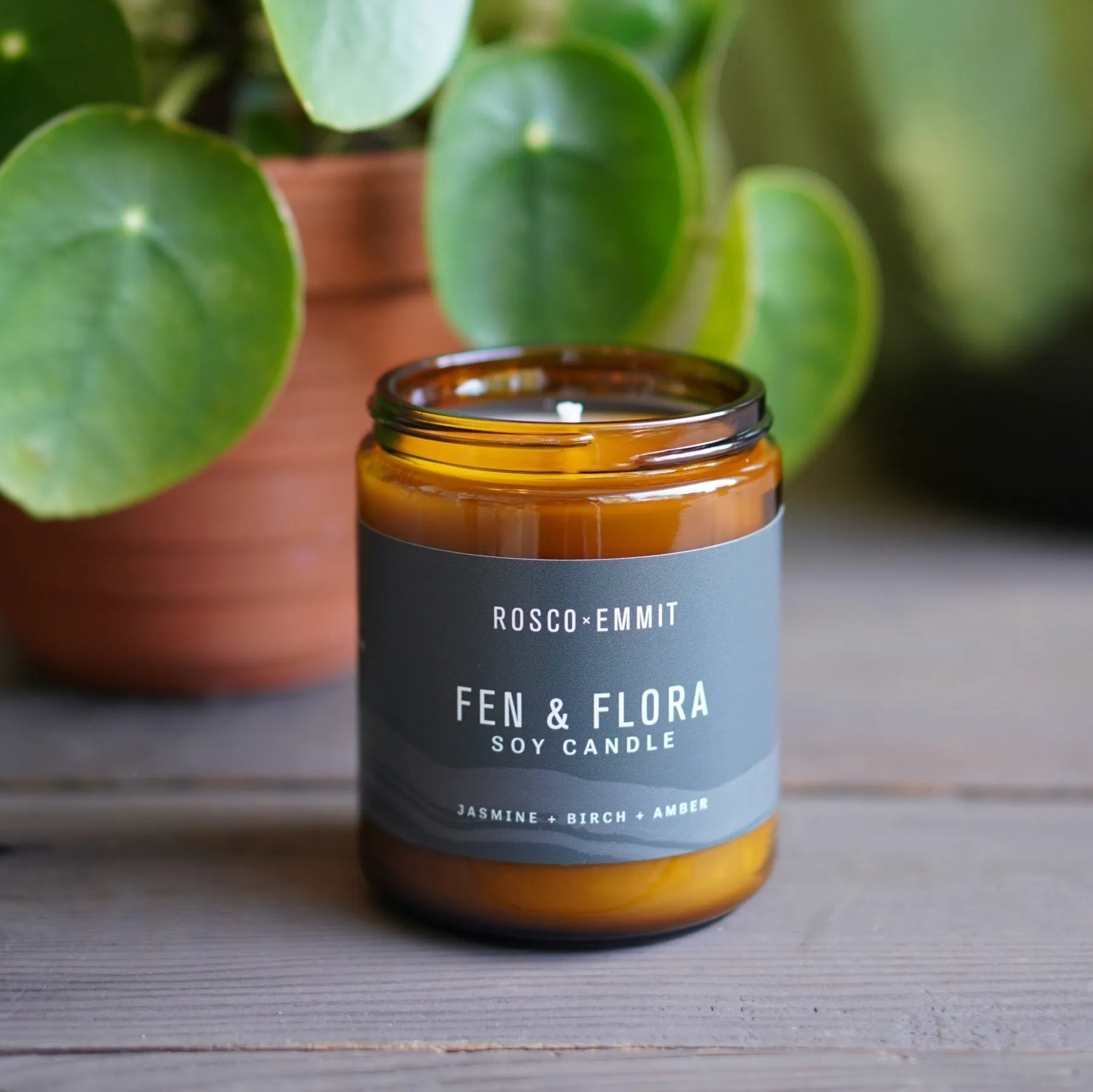 Rosco Emmit Candle (Jar) - Fen & Flora - 8oz