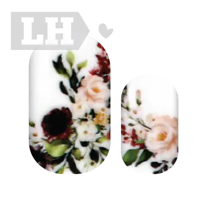 Rosy Nail Wraps