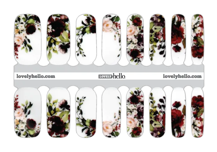 Rosy Nail Wraps