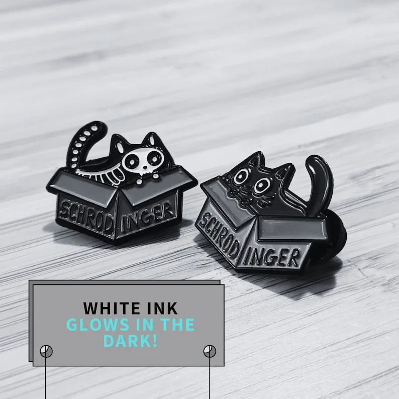 Schrödinger's Cat Mystery Pin Box