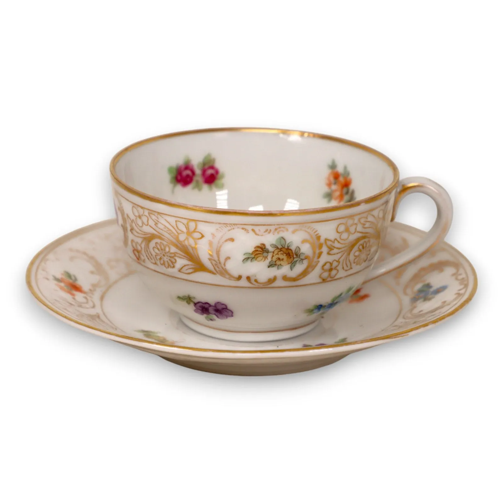 Schumann 20pc Tea Set Teapot Creamer Sugar Cup Dessert Plate Reticulated