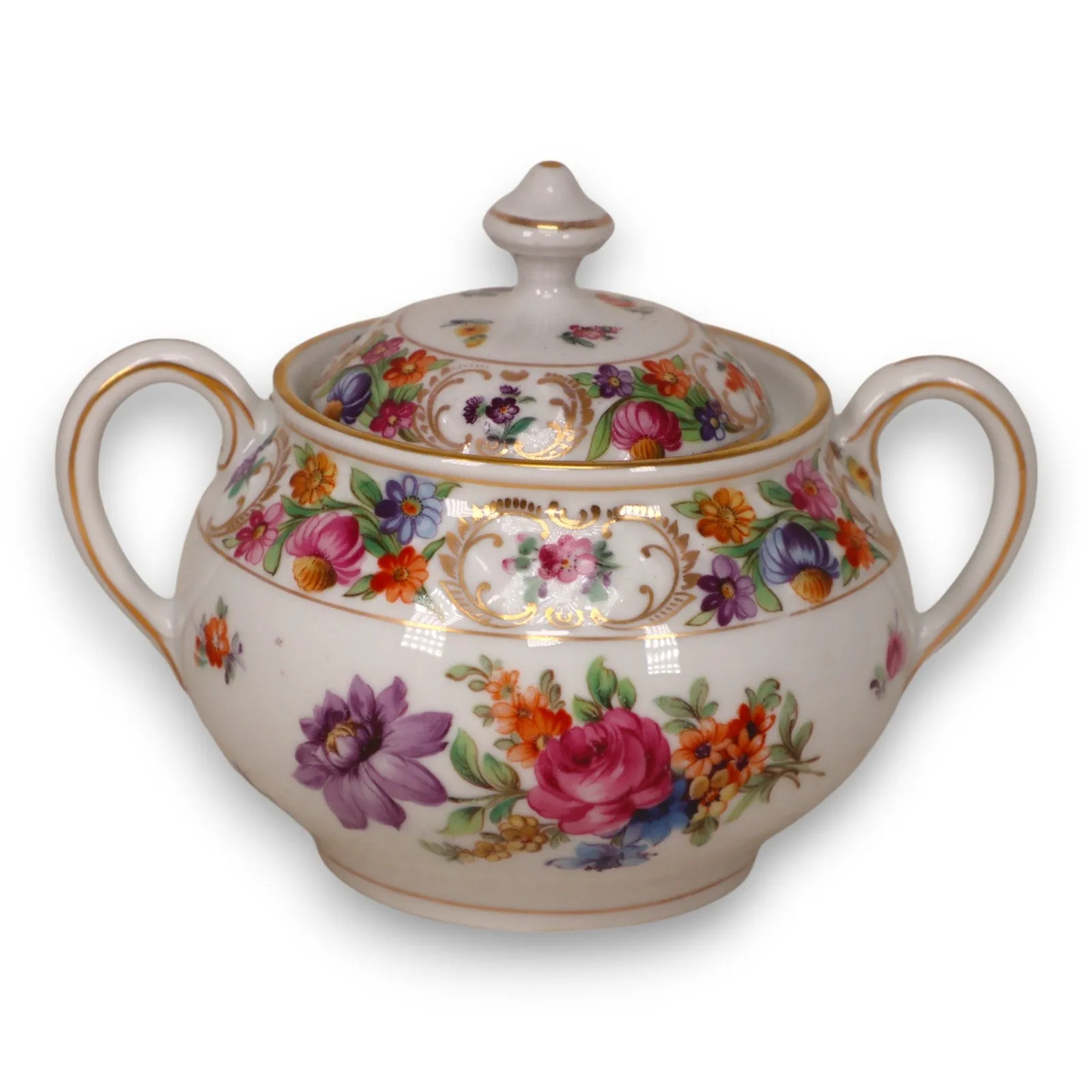 Schumann 20pc Tea Set Teapot Creamer Sugar Cup Dessert Plate Reticulated