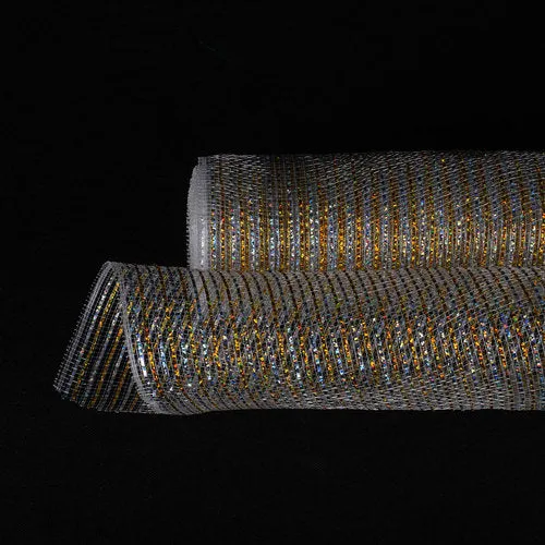 Silver - Christmas Mesh Wraps ( 21 Inch x 10 Yards )