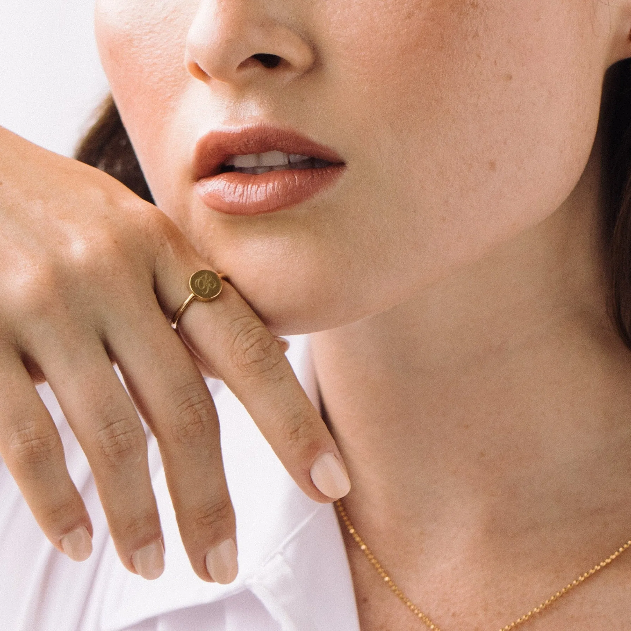 Simple Custom Coin Shaped Ring