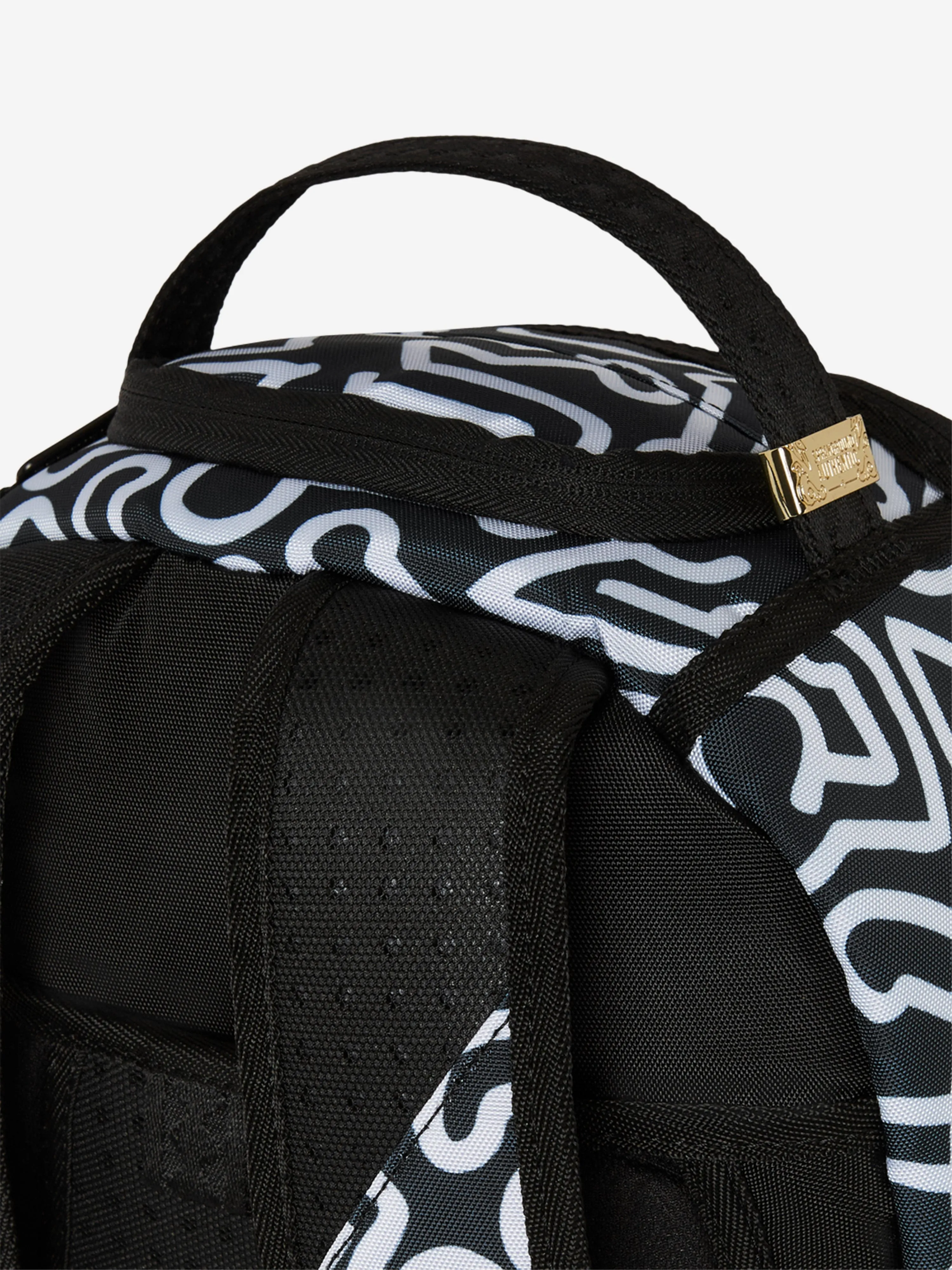 Sprayground Kids Keith Haring Skater Guy DLXSR Backpack in Black (45.72 cm)