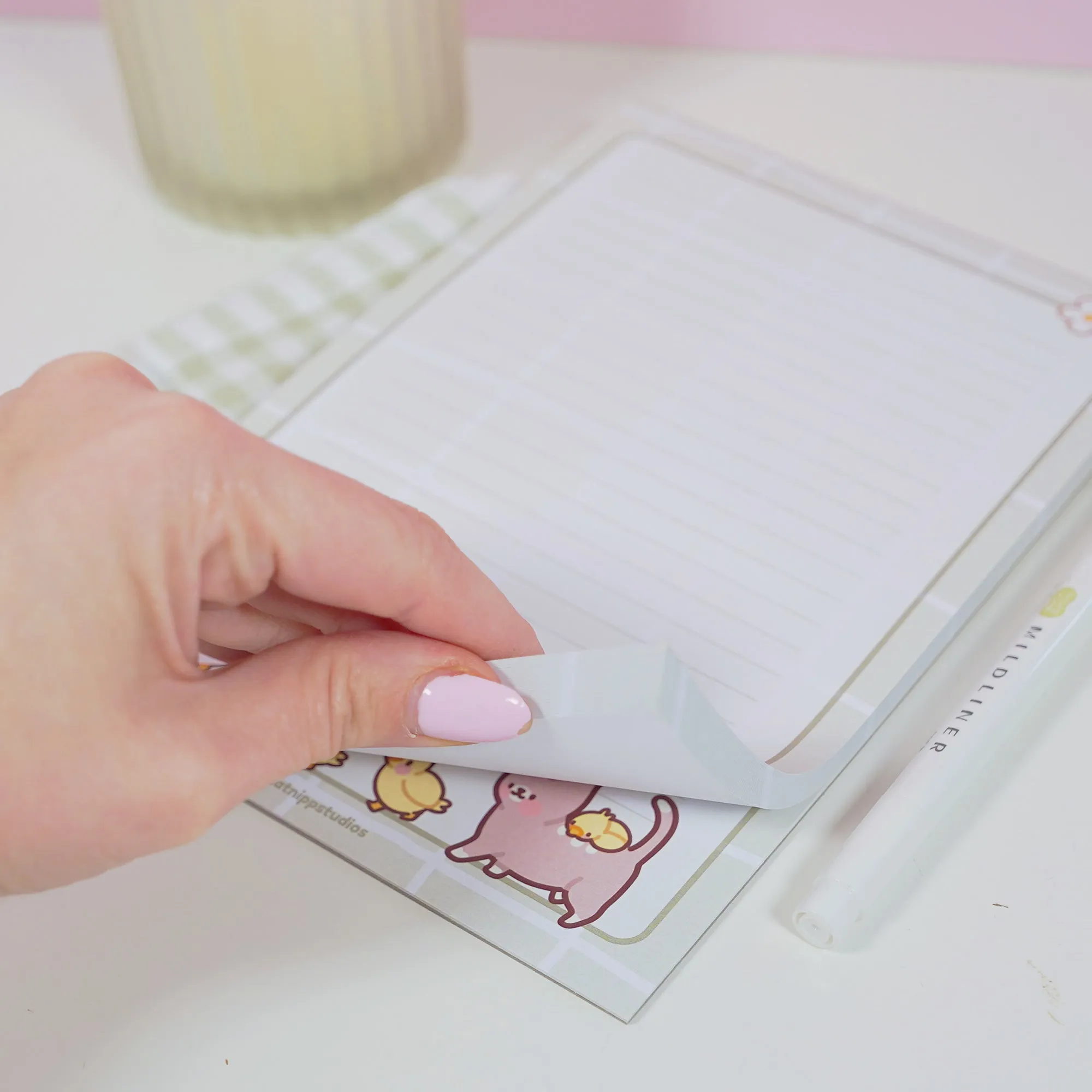 Spring Ducks & Daffodils: Notepad Bundle with A5, A6, and DL Size To-Do List