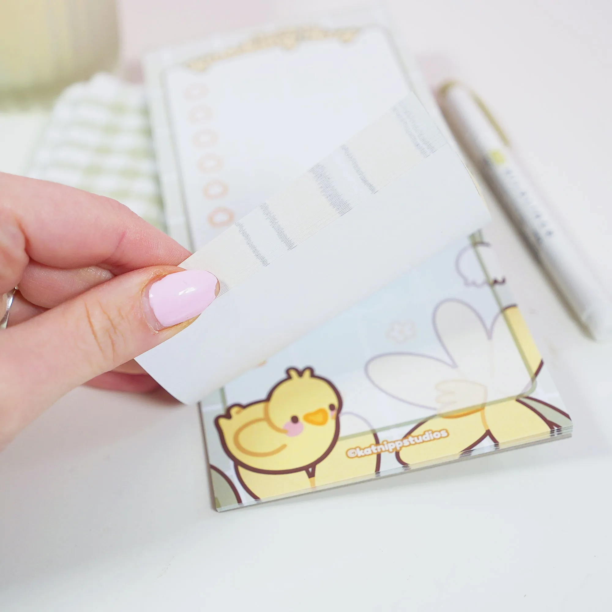 Spring Ducks & Daffodils: Notepad Bundle with A5, A6, and DL Size To-Do List