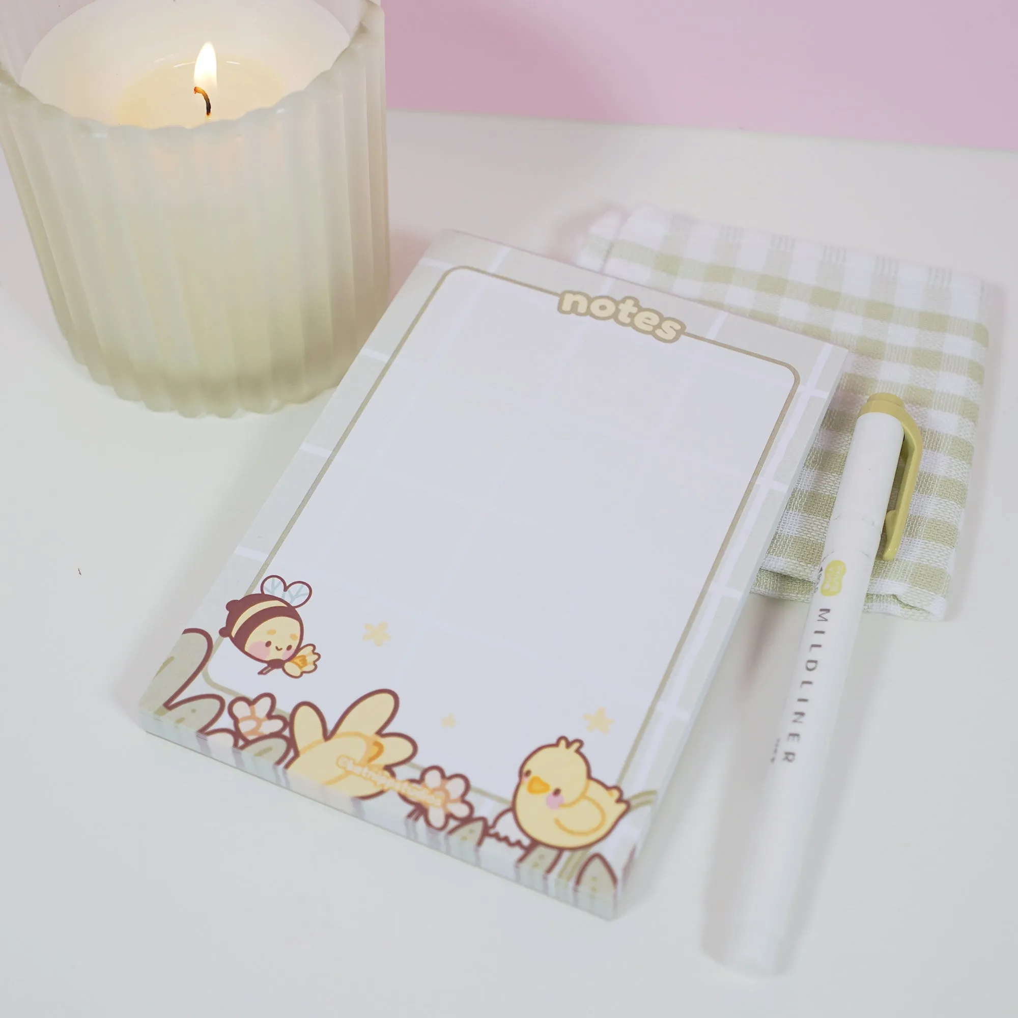 Spring Ducks & Daffodils: Notepad Bundle with A5, A6, and DL Size To-Do List