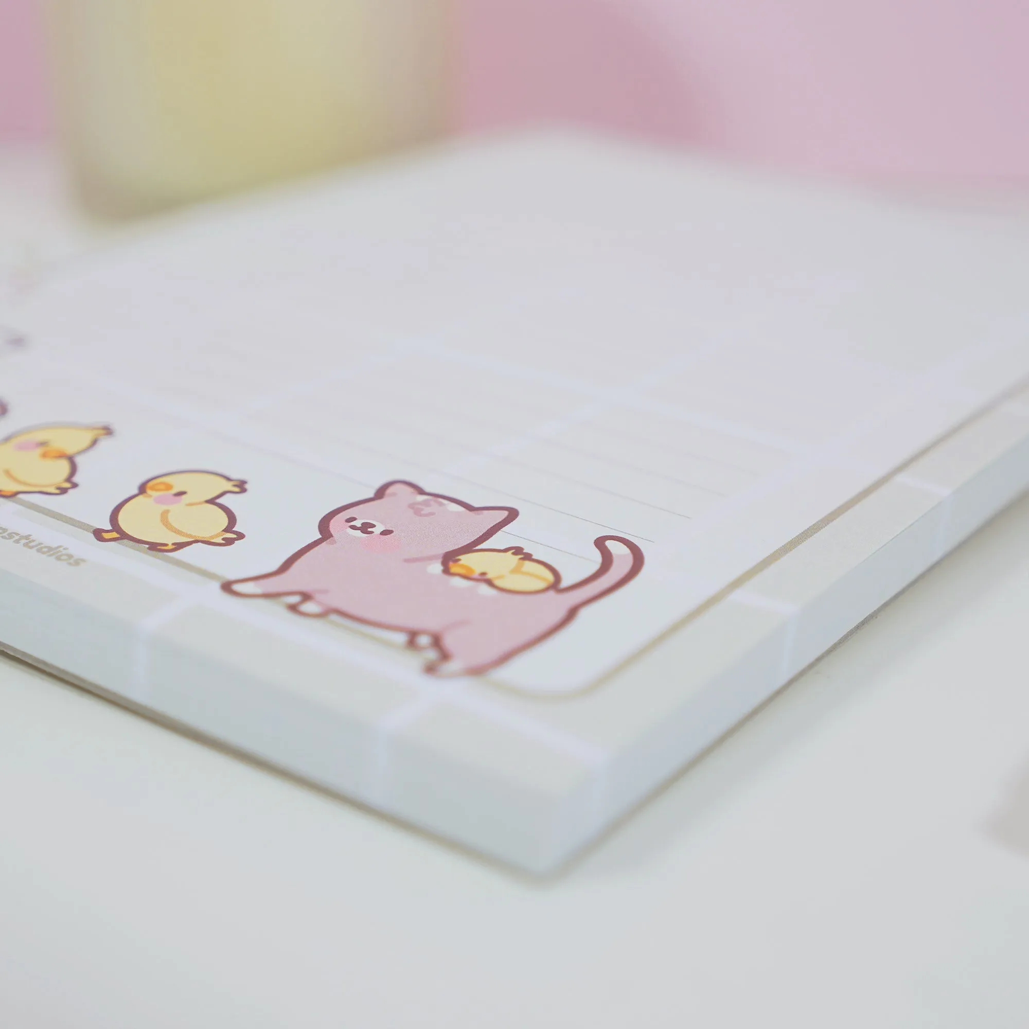 Spring Ducks & Daffodils: Notepad Bundle with A5, A6, and DL Size To-Do List