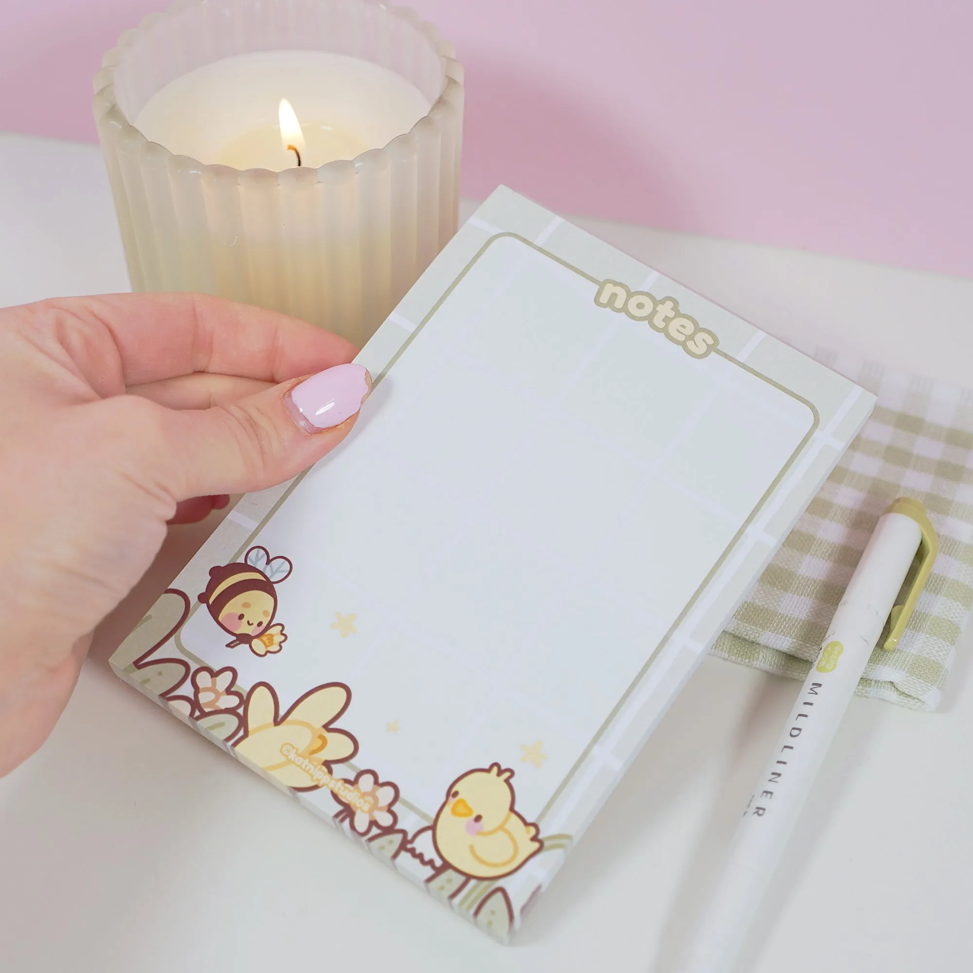Spring Ducks & Daffodils: Notepad Bundle with A5, A6, and DL Size To-Do List
