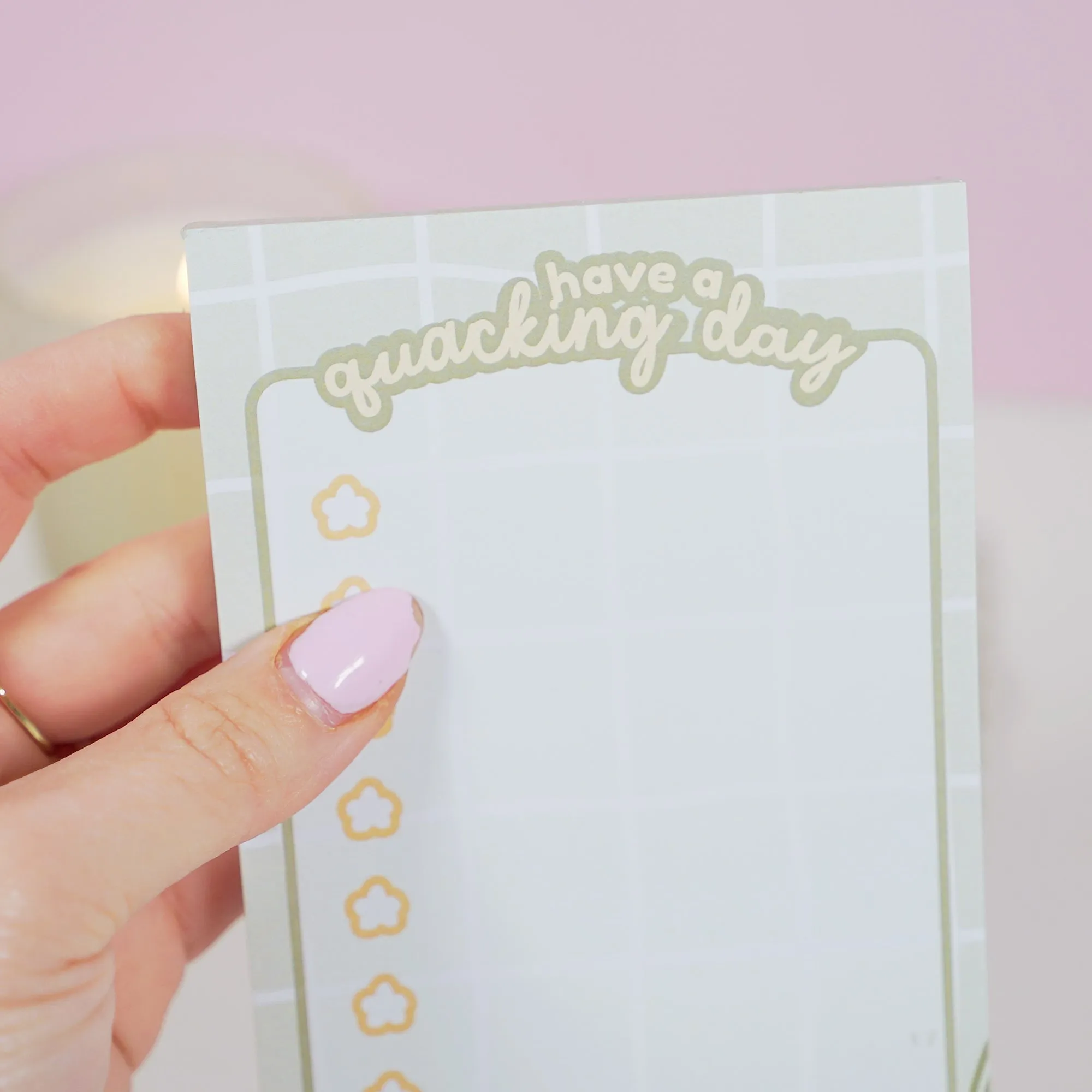 Spring Ducks & Daffodils: Notepad Bundle with A5, A6, and DL Size To-Do List
