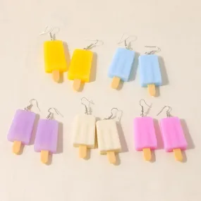 Sweet and Cool Mini Popsicle Drop Earrings Kawaii Academia Y2K Cottagecore Coquette Fairycore Dollette Princesscore