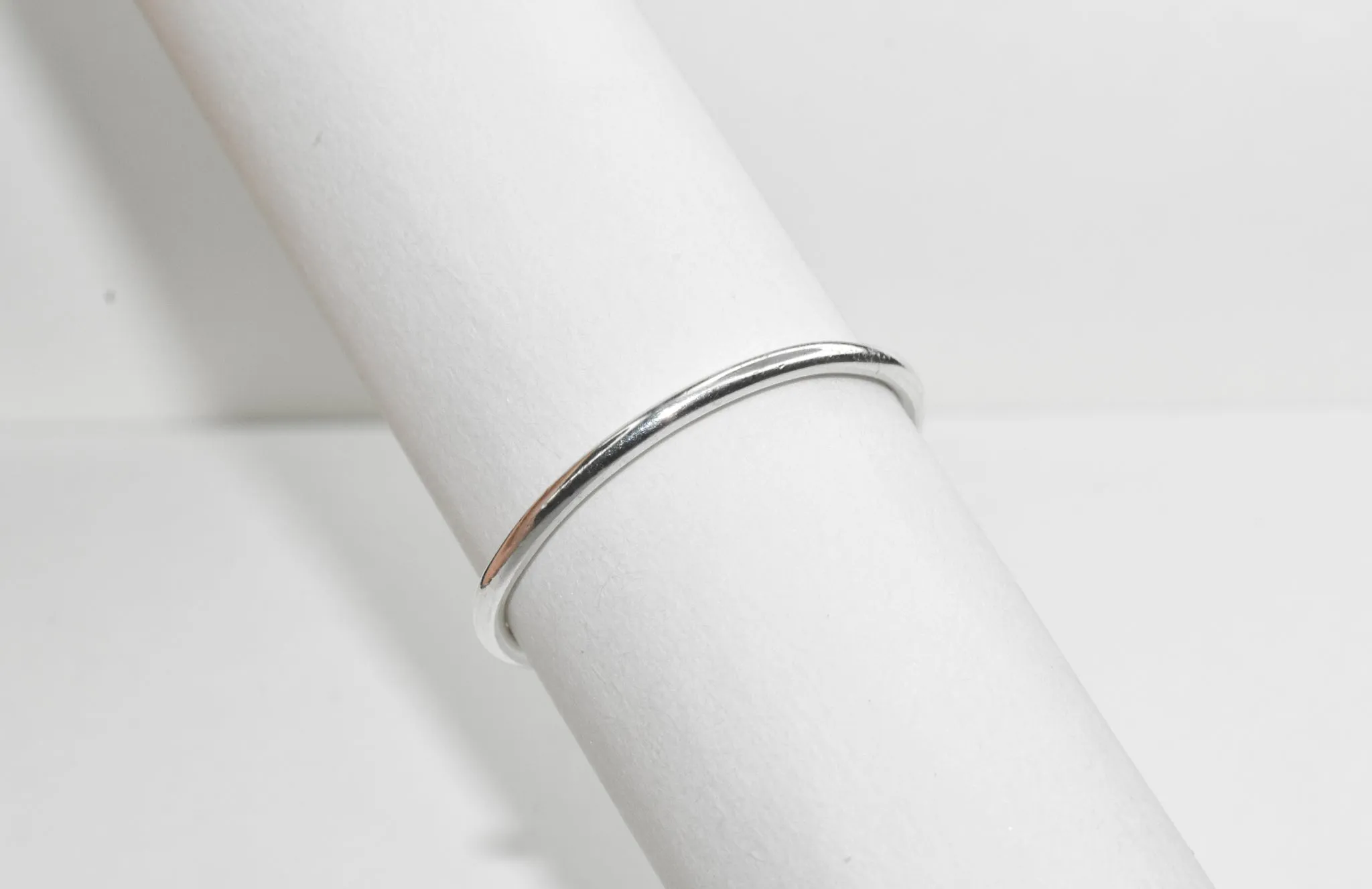 The Minimalist | Simple Sterling Silver Stacker Round Band